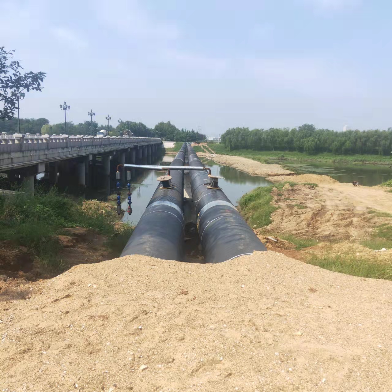河口输油管道清洗